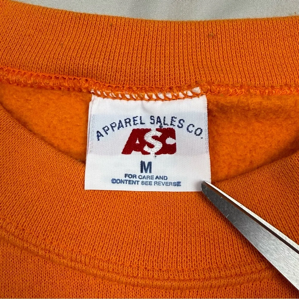 Vtg Tennessee Volunteers Mens Crewneck Sweatshirt Sz Medium 90s Embroidered A2